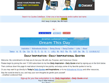 Tablet Screenshot of dreamthisday.com